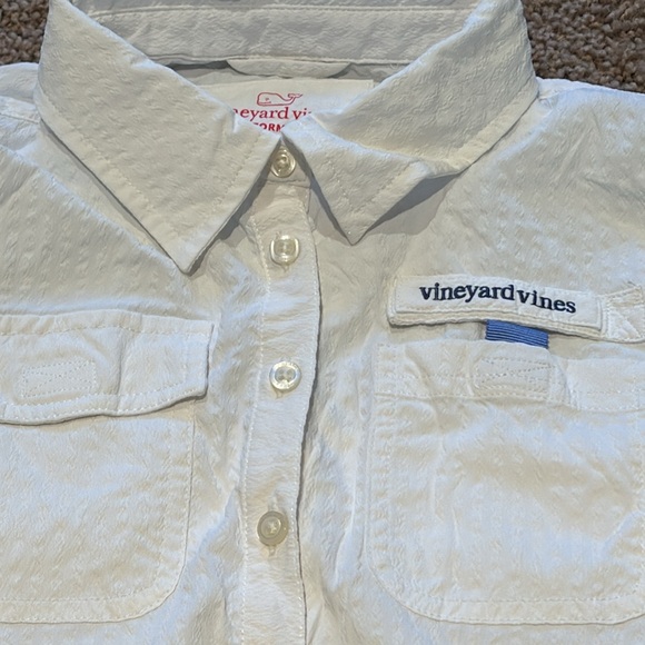 Vineyard Vines American Flag Shirt Cover Up - Picture 2 of 9